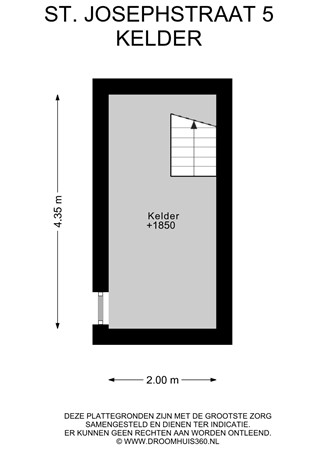 Floorplan - St. Josephstraat 5, 6431 XH Hoensbroek